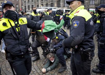 Disturbios en Amsterdam